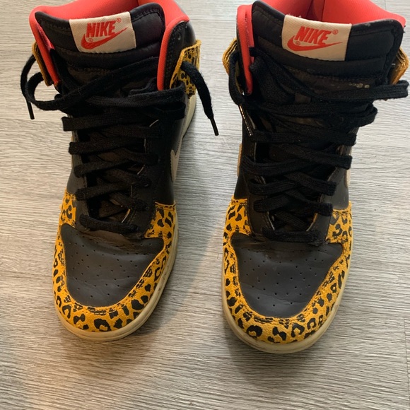 Women 8 Nike dunk high cheetah leopard safari - Picture 4 of 6